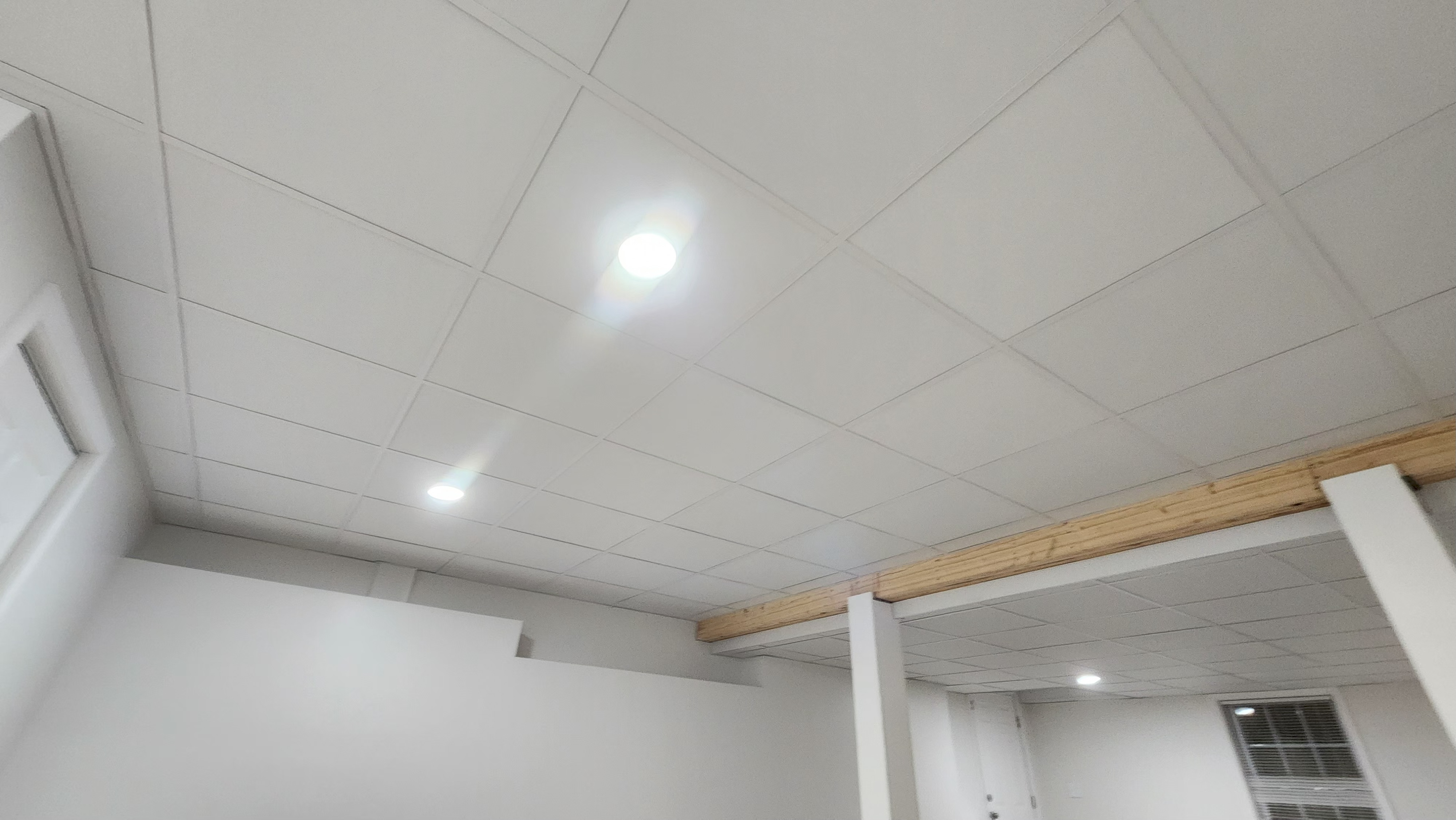 After - drop ceiling basement, Boston MA