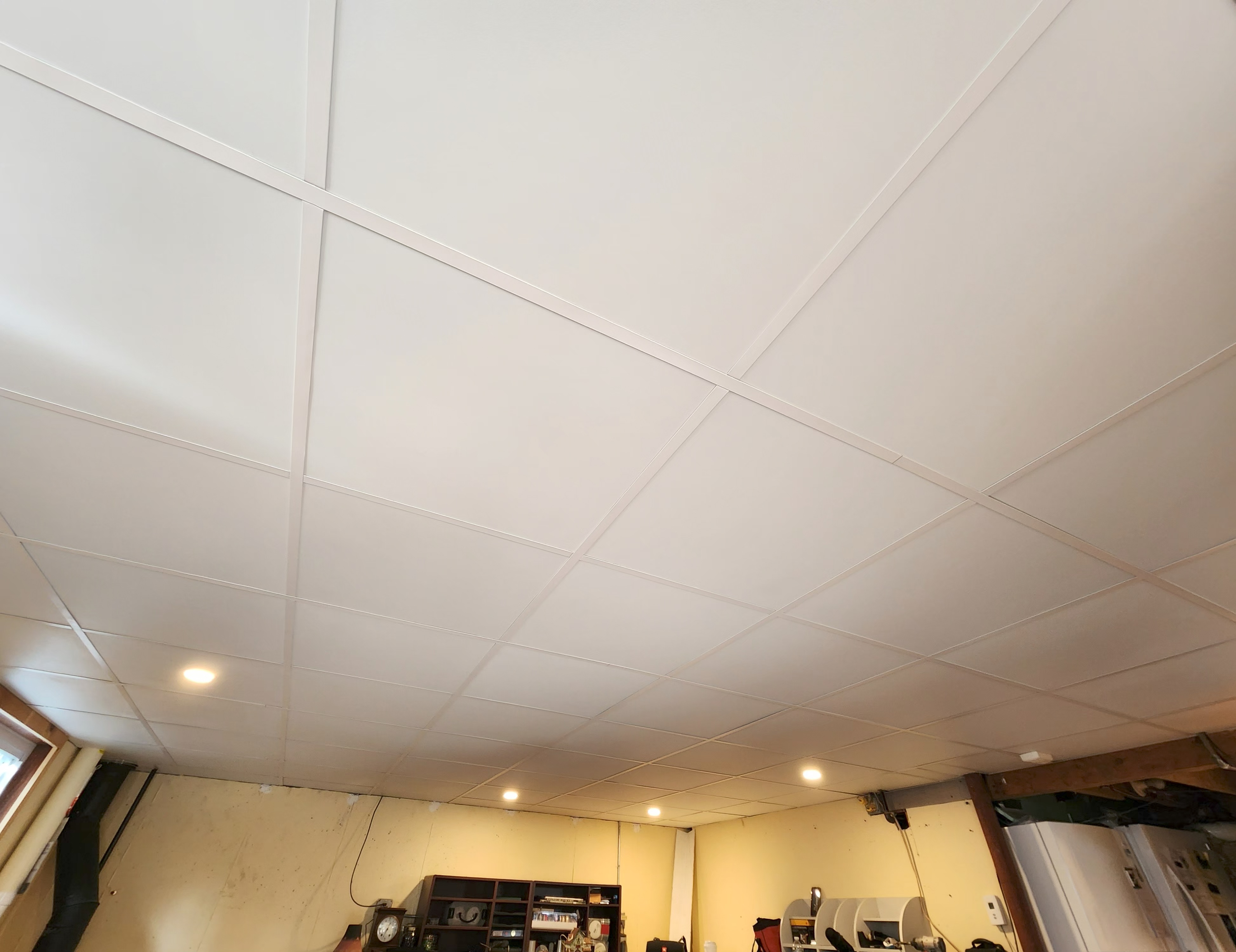 After - suspended ceiling installation