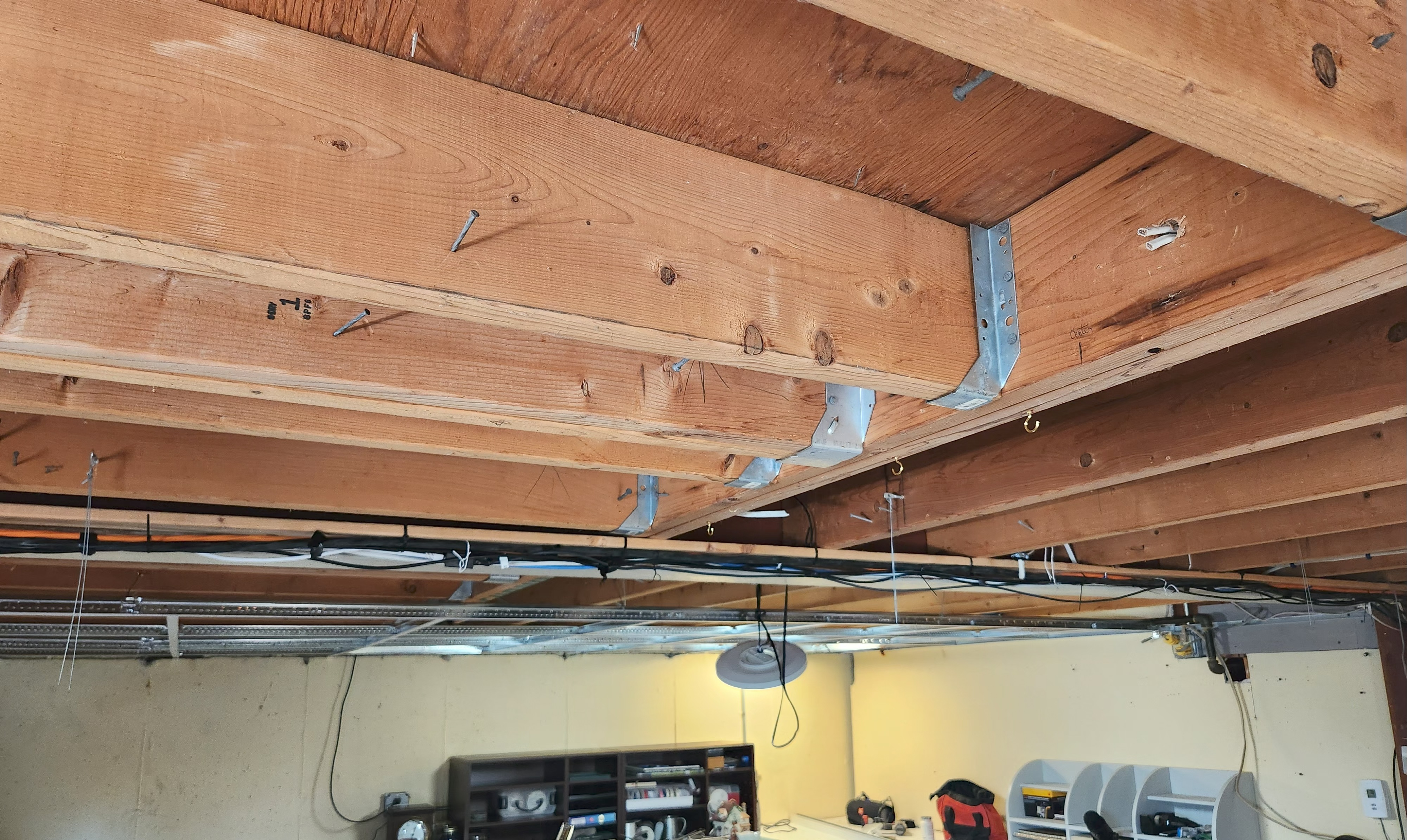 Before - suspended ceiling installation